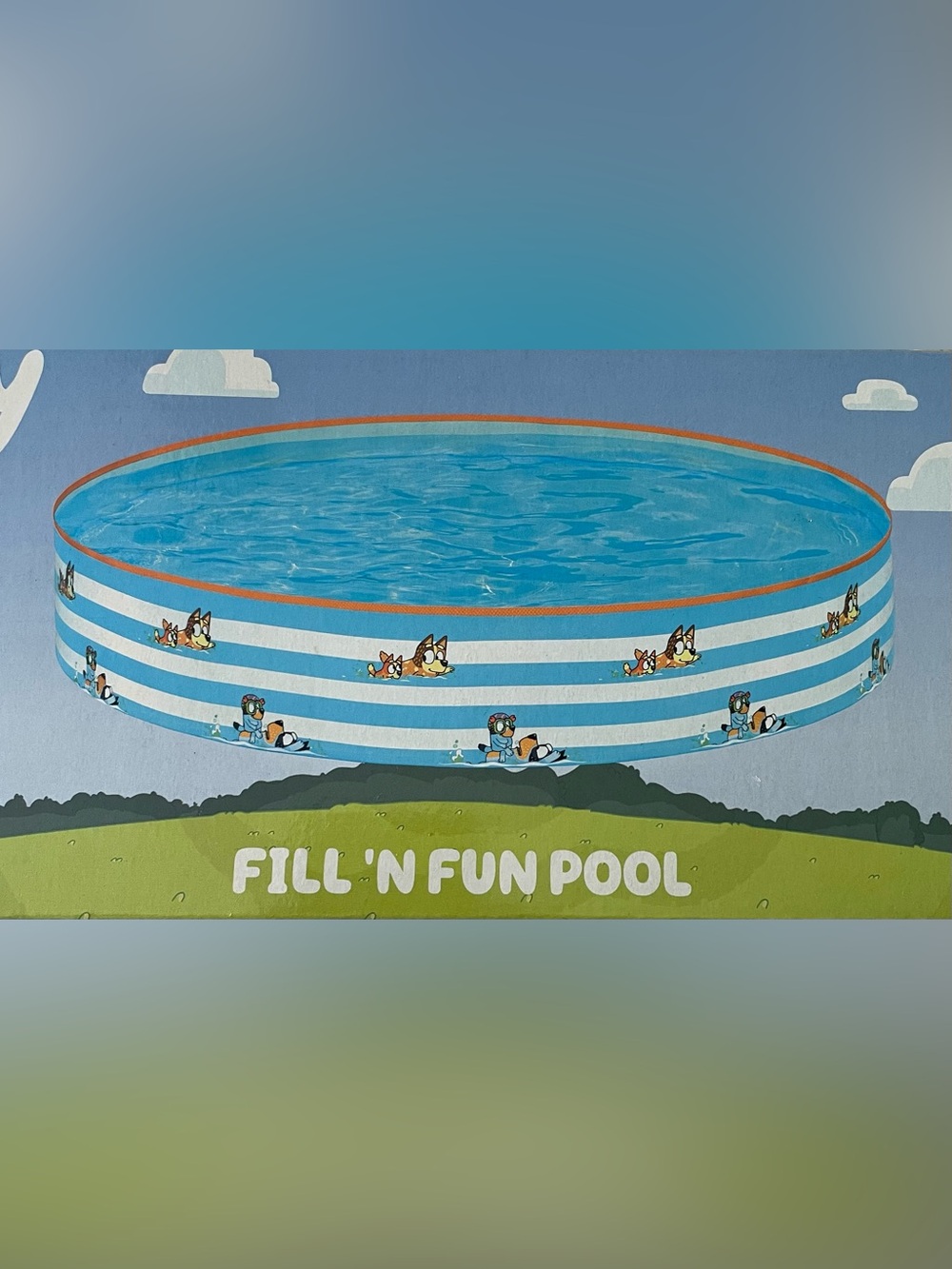 NWT Bluey Fill 'N Fun Pool 60x60x10